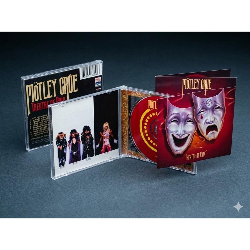 Motley Crue Theatre of Pain CD 1999 Remastered Bonus Tracks Beyond 63985-78009-2